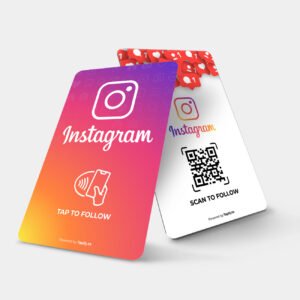 Carte NFC/QR Réseaux Sociaux - Instagram