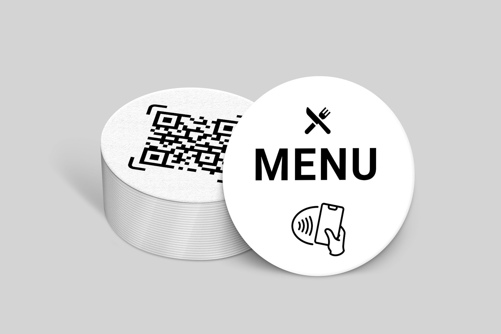 Jeton Menu NFC Adhésif (2.5 cm)